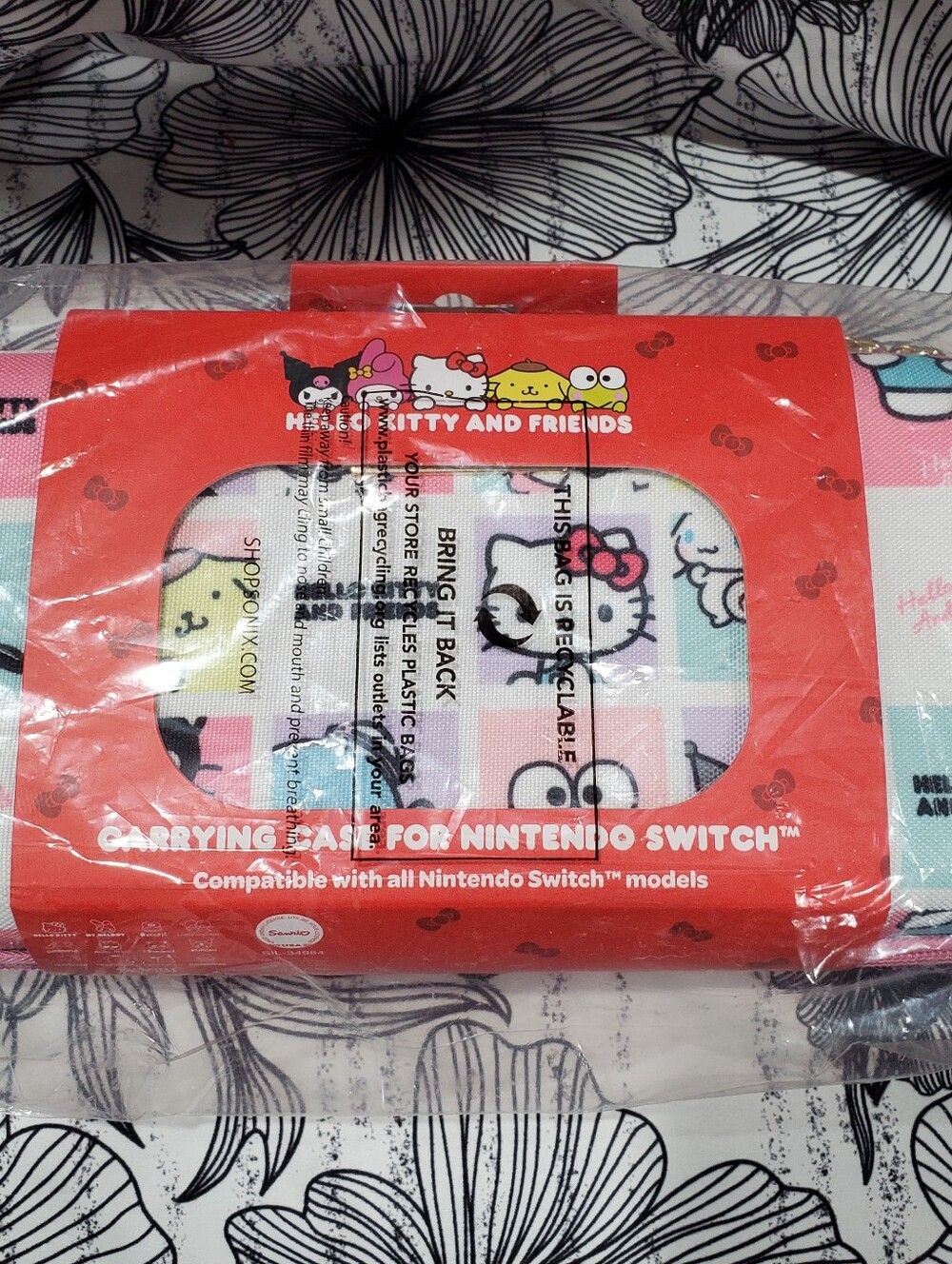 Hello Kitty Carrying Case for Nintendo Switch